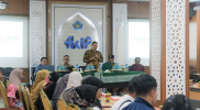 kegiatan Pelatihan Refreshment Guru Program EdutabMu yang dilaksanakan di Mini Hall FKIP Universitas Muhammadiyah (Unismuh) Makassar